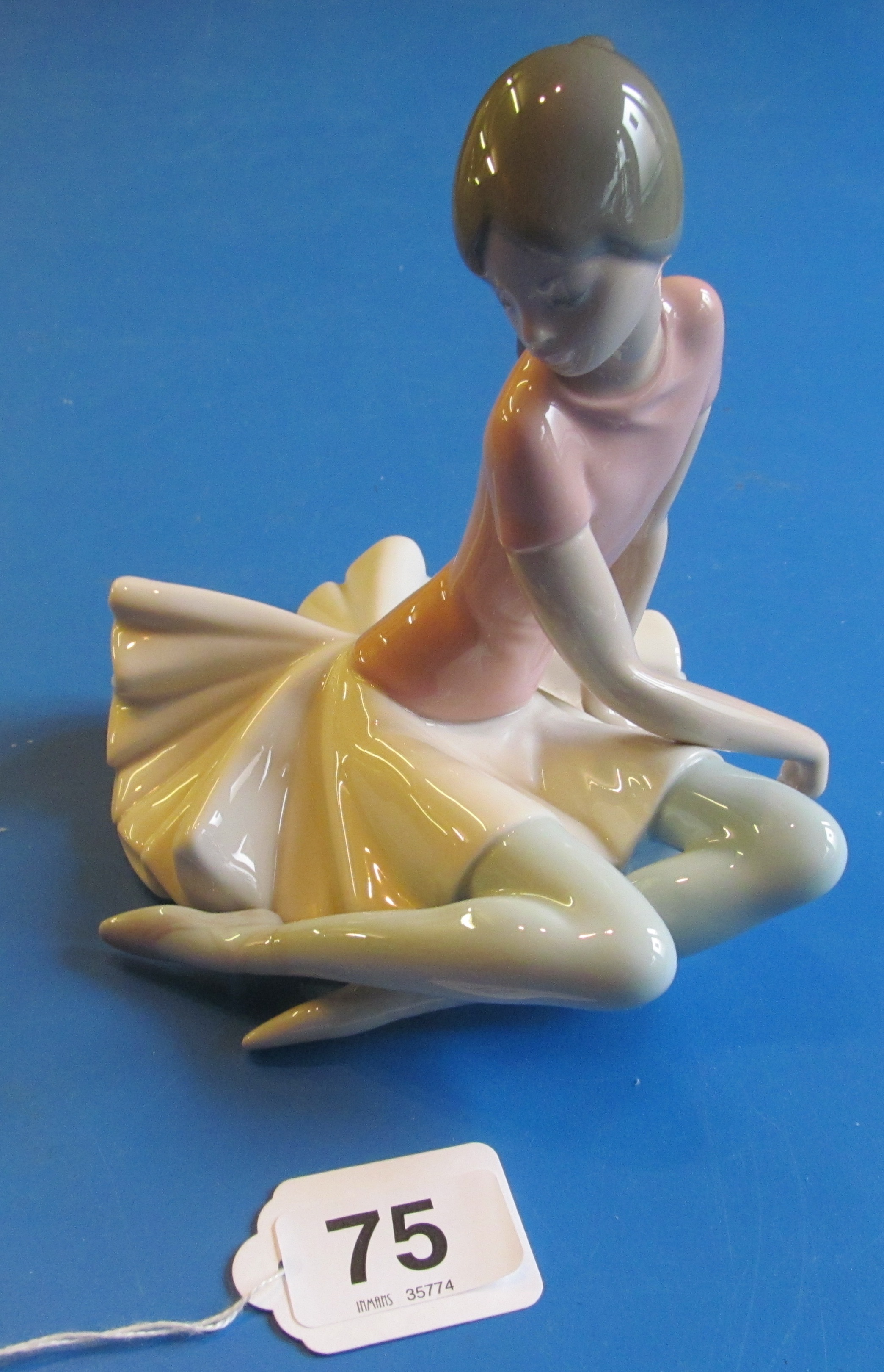 A Lladro seated Ballerina DAISA 1978