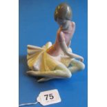 A Lladro seated Ballerina DAISA 1978