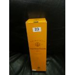 A bottle of Veuve Clicquot