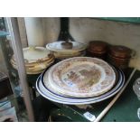 Various decorative plates.