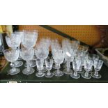 Various drinking glasses