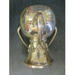 A silver (London 1902) Arts & Crafts three handled chalice, marked Sharman O'Neil Belfast Reg. No.