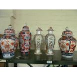 A pair Imari vases and vases