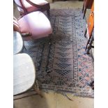 A Bokhara and another rug