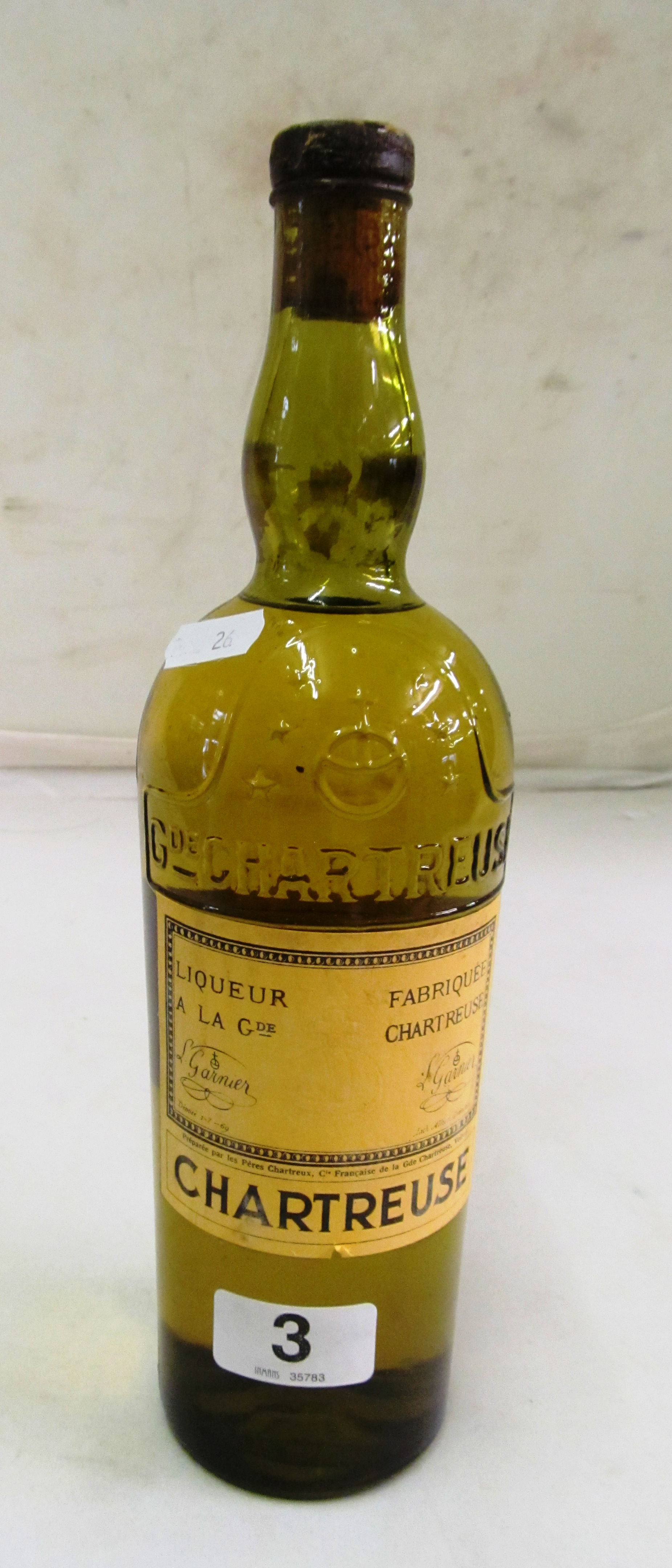 A bottle of Grande Chartreuse