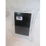 A Waterford glass photo frame