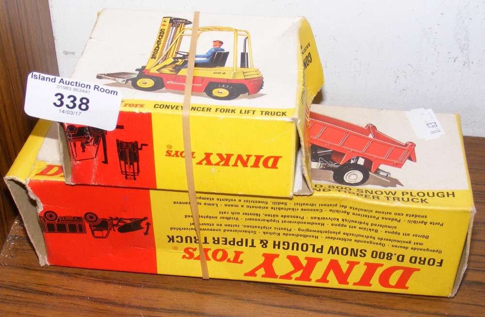 A Dinky Toys No.439, together with a Dinky Toys No.404 - boxed
