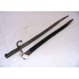 A Boar War bayonet.