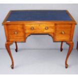 Writing Desk, a 1930's style leather top desk,