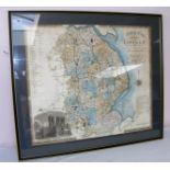 C & J Greenwood, a large map entitled "Map of County of Lincoln", with a date for 1831,