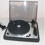 A vintage Thorens record player.