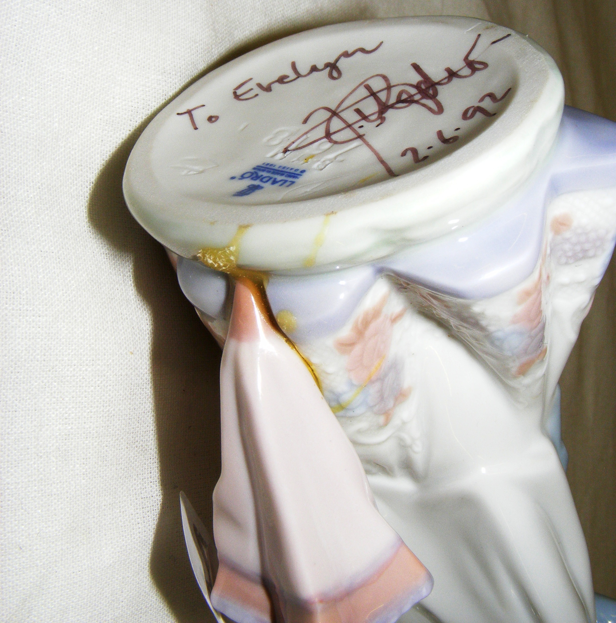 A Lladro figurine, titled "Garden Song" #7618 (impressed to the base). - Image 3 of 3