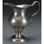 FINE EARLY AMERICAN PEWTER CREAMER