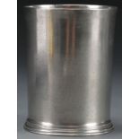 EARLY AMERICAN PEWTER BEAKER, FREDERICK BASSETT