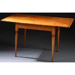 AN EARLY AMERICAN PINE CHILDS TABLE