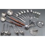 A 29 PIECE GROUP OF MOSTLY PEWTER TABLEWARES