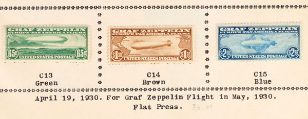 A COLLECTION OF EARLY US AIR MAIL STAMPS - Image 2 of 2