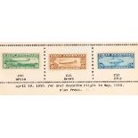 A COLLECTION OF EARLY US AIR MAIL STAMPS