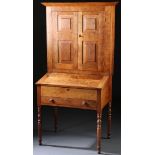 A GOOD EARLY AMERICAN SLANT TOP PLANTATION DESK