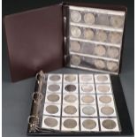 A COMPLETE SET OF US SILVER PEACE DOLLARS