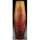 A FRENCH STYLE CAMEO ART GLASS VASE, 20TH C.