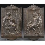 PR NEO-CLASSIC BRONZED METAL PLAQUES, 19TH C