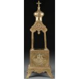 A RUSSIAN ENGRAVED TABERNACLE, CIRCA 1880