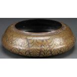 A TIFFANY & CO. BRONZE CONSOLE BOWL, LATE 19TH C