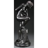 BRONZE OF A BATHER BY MAX KLINGER