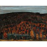 MARSDEN HARTLEY OIL PAINTING - NOTMAN COLLECTION