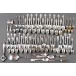 A 64 PIECE GROUP OF VICTORIAN STERLING FLATWARE