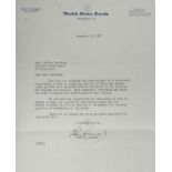 ARCHIVAL KENNEDY & TRUMAN AUTOGRAPH LOT OF FORMER