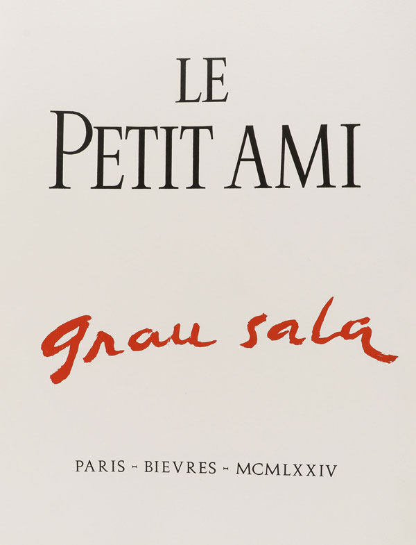 LE PETIT AMI: PAUL LEAUTARD; GRAU-SALA, 1974 - Image 2 of 3