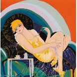 A GROUP OF 7 FRENCH ART DECO PERIOD ILLUSTRATIONS