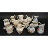 A Collection of Twelve Royal Worcester Commemorative Jugs,