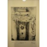 Yolanda Matlakowski THE GREY LADY Drypoint, signed,