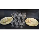 A Set of Six Waterford Cut Glass Drinking Glasses,