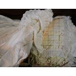 A Collection of Victorian Linen to include Gowns and Dresses