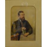 A 19th Century English School PORTRAIT OF GEORGE FORSTER Watercolour,