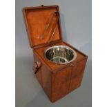 A Leather Wine Cooler of Rectangular Form,