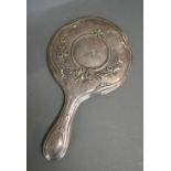 An Art Nouveau Birmingham Silver Backed