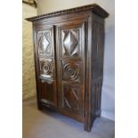 A 17th Century French Oak Armoire,