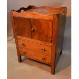 A George III Mahogany Nightstand,