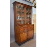 A Regency Mahogany Secretaire Bookcase,