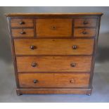 A 19th Century Mahogany Large Straight Front Chest,