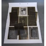 A Collection of Early Glass Negatives depicting Playing Cards related to the previous lots