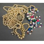 A Collection of Simulated and Other Bead and Pearl Necklaces