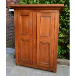 A 19th Century French Pine Armoire, the