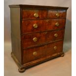 A George II Walnut Chest in Two Parts, w