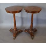A Pair of Mahogany William IV Style Pede